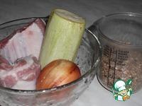 Ребрышки свиные с гречкой и кабачком ингредиенты