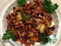 Картофель с лисичками Бабулин рецепт ингредиенты
