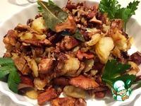 Картофель с лисичками Бабулин рецепт ингредиенты