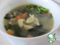 Суп рыбный с кальмаром и вакамэ ингредиенты