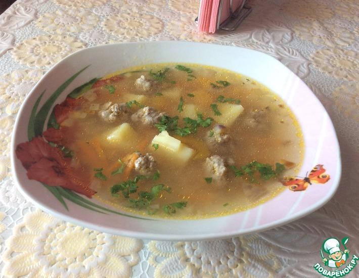 Рецепт: Суп с фрикадельками Мамин