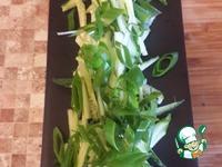 Японский салат с кожей лосося ингредиенты