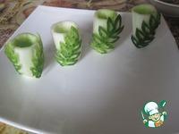 Салат Малютки-овощи в огурце ингредиенты