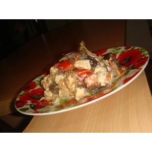 Салат из баклажан и курицы