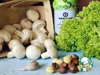 Теплый салат с грибами ингредиенты