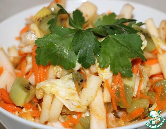 Рецепт: Салат из пекинской капусты