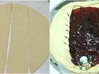 Дрожжевой пирог с черничным вареньем и штрейзелем ингредиенты