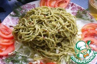 Рецепт: Спагетти Весенние
