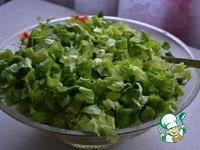 Салат Весенний с кресс-салатом ингредиенты