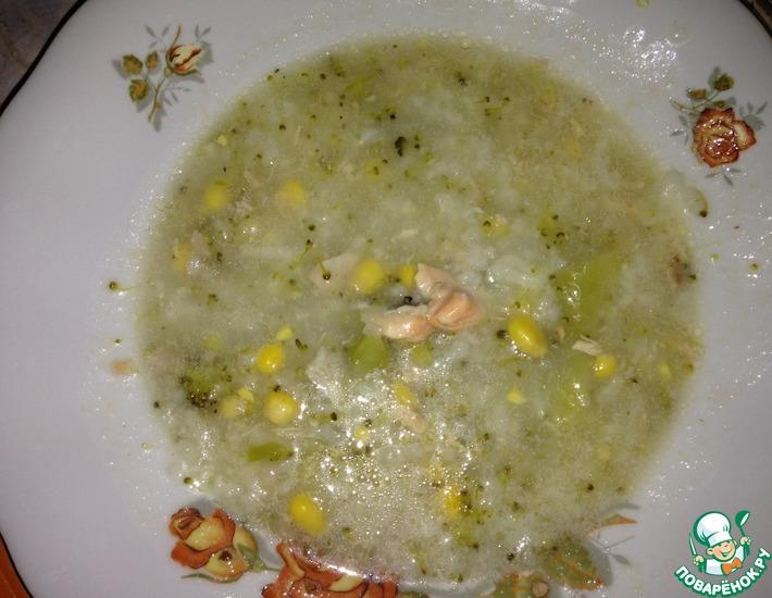 Рецепт: Детский рыбный суп