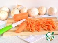 Соба с шампиньонами и морковью ингредиенты