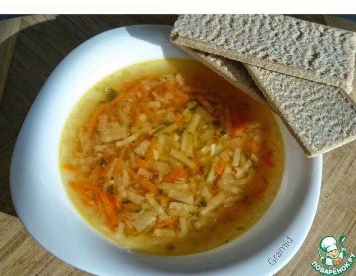 Рецепт: Суп из гороха с сельдереем