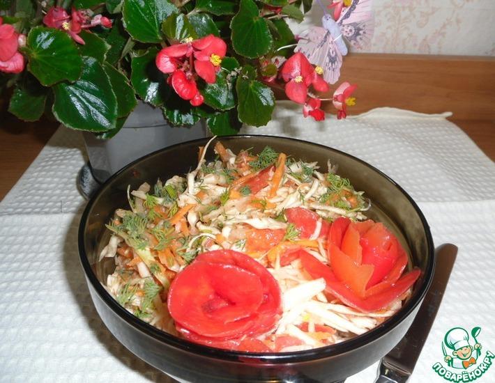 Рецепт: Салат Весенний с шафраном