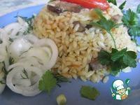 Рис с грибами и кальмарами ингредиенты