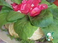 Постный салат Горшок с цветами ингредиенты