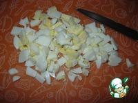 Слоеный салат Прости с жареной картошкой ингредиенты