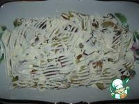Слоеный салат Прости с жареной картошкой ингредиенты