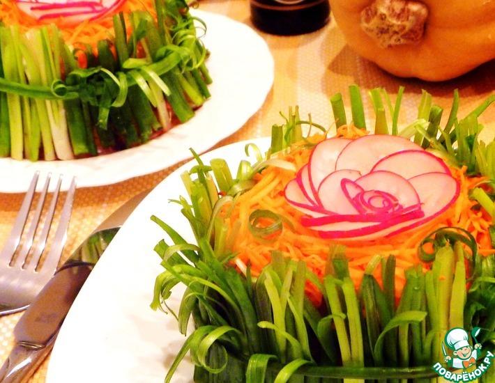 Рецепт: Салат из корневых овощей в пряном маринаде