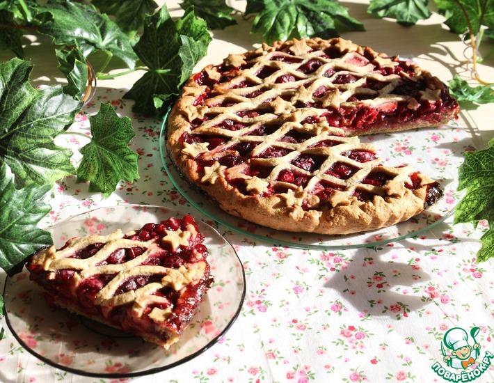 Рецепт: Легкий пирог с ягодами