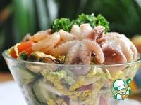 Салат с маринованными морепродуктами Взморье ингредиенты