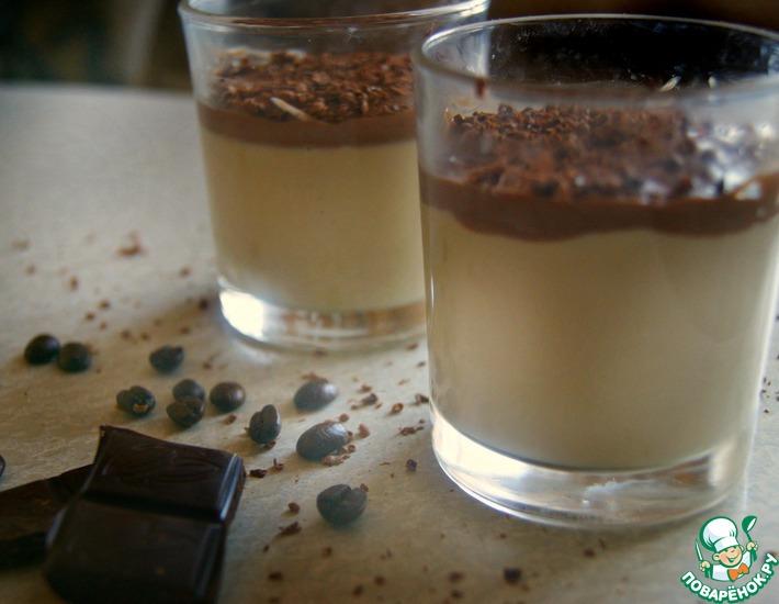 Рецепт: Кофейная Панна-котта с какао