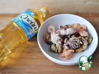 Салат с маринованными морепродуктами Взморье ингредиенты
