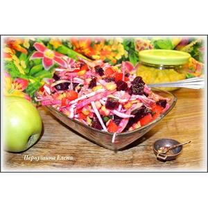 Фруктово-овощной салат Весенние этюды