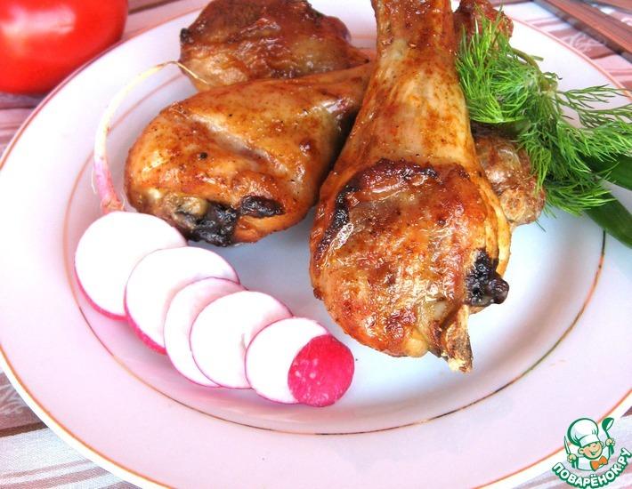 Рецепт: Куриные ножки в маринаде Три перца