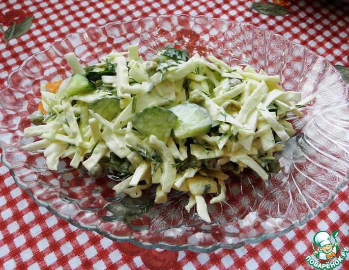 Рецепт: Любимый салат из капусты