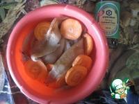 Рыбные спиральки с морковью на шампурах ингредиенты