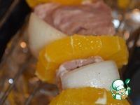 Шашлычки из свинины с апельсинами ингредиенты