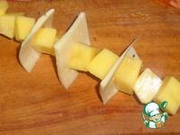 Картофельный шашлык с сыром ингредиенты