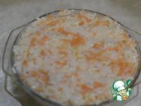 Морковно-рисовая запеканка ингредиенты