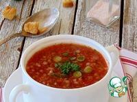 Холодный томатный гречневый суп ингредиенты