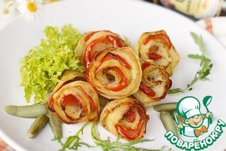 Рецепт: Картофельные розы