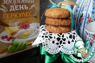 Рецепт: Овсяное печенье от Елены Козыревой