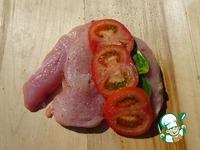 Куриные грудки с томатом и базиликом на барбекю ингредиенты