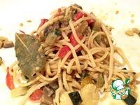 Спагетти с овощами в кокосовом молоке ингредиенты