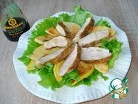 Теплый салат из куриной грудки и айвы ингредиенты