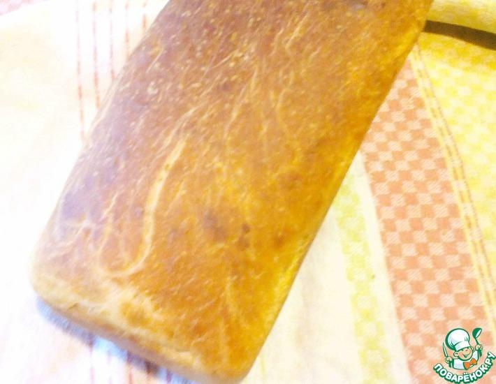 Рецепт: Французский сырный хлеб на пшеничной закваске