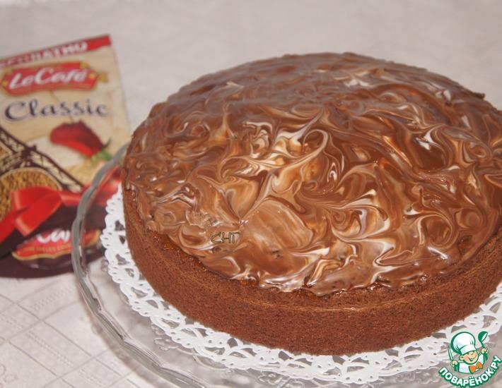 Рецепт: Шоколадный торт с миндалем