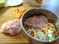 Курица в бульоне с морковью и кабачком ингредиенты