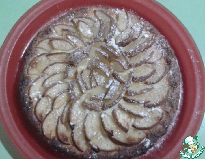Рецепт: Творожный пирог с грушей Астра