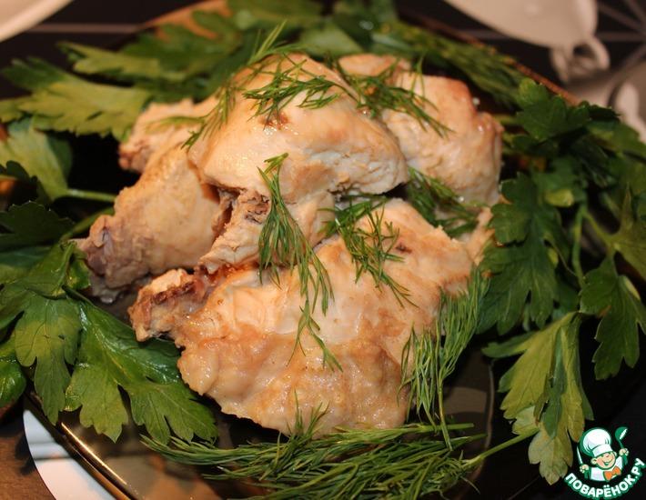 Рецепт: Курица в горчично-соевом соусе Вкуснейшая