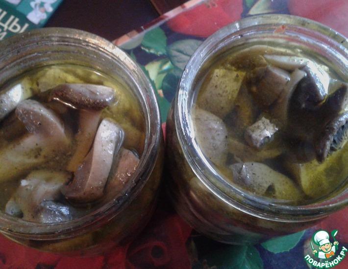 Рецепт: Маринованные грибы Хмели-сунели