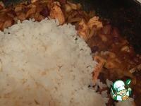 Каша из риса с шампиньонами и фасолью ингредиенты