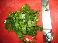 Зеленый салат Три в одном ингредиенты