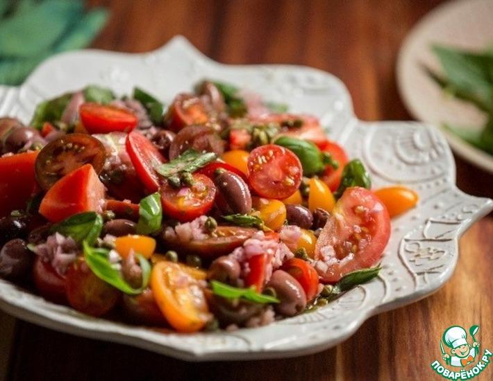 Рецепт: Салат из помидоров от Резы