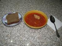 Томатный суп с рыбными консервами и фасолью ингредиенты
