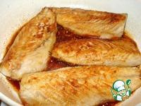 Рыбные терияки с жареными баклажанами ингредиенты